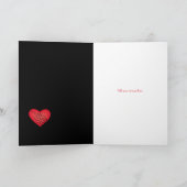 「愛してる、クマ」 5"×7" 折りたたみ式グリーティングカード カード (内部)