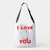 愛してる クロスボディバッグ (裏面)