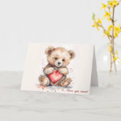 愛してる！グリーティングカード カード (黄色い花)