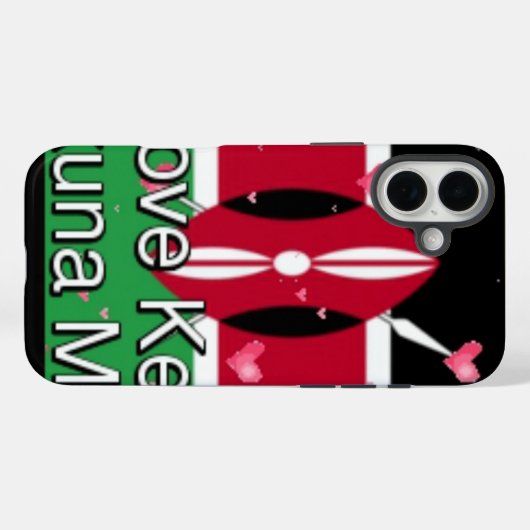 愛してる!ケニアハクナマタタ Case-Mate iPhoneケース (裏面 (横))