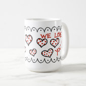 愛してる! コーヒーマグカップ (正面右)