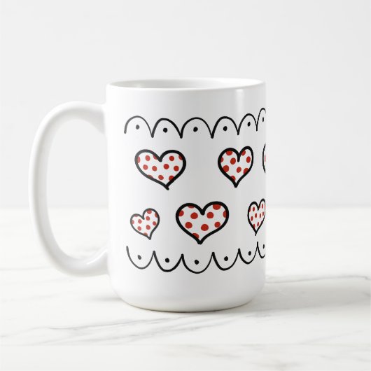 愛してる! コーヒーマグカップ (左)