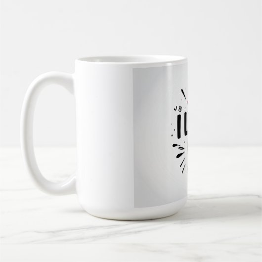 愛してる コーヒーマグカップ (左)