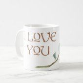 愛してる コーヒーマグカップ (正面左)