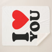 愛してる シェルパブランケット (正面(横))