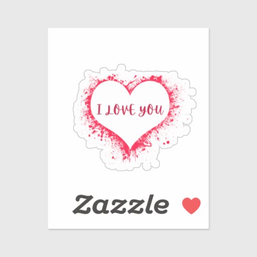 愛してる シール (シート)