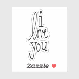 愛してる シール