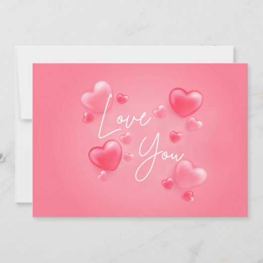愛してる スイートハート カード (正面)
