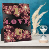 愛してる、スイートハート フォトプラーク (側面)