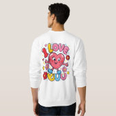 愛してる スウェットシャツ (裏面フル)