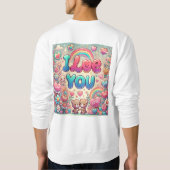 愛してる スウェットシャツ (裏面)