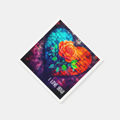 愛してる スタンダードカクテルナプキン (角)