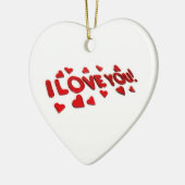 **愛してる** セラミックオーナメント (左)