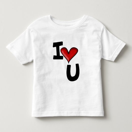 愛してる トドラーTシャツ (正面)