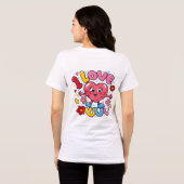 愛してる トライブレンドTシャツ (裏面全面)