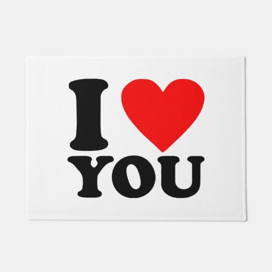 愛してる ドアマット (正面)