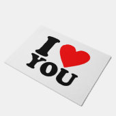 愛してる ドアマット (アングル)