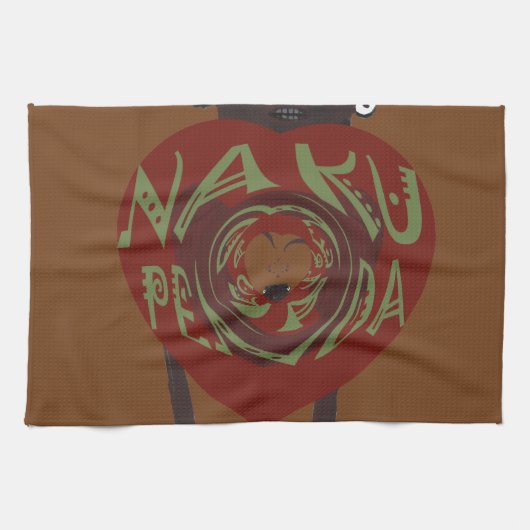 愛してる！ナクペンダサナ キッチンタオル (横)