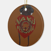 愛してる!ナクペンダサナ セラミックオーナメント (左)