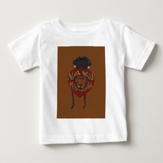 愛してる！ナクペンダサナ ベビーTシャツ (正面)