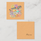 愛してる ノートカード (正面/裏面)