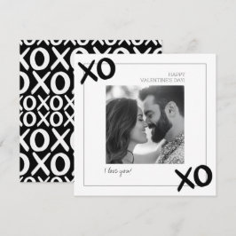 愛してる ハッピー・バレンタインズ・デー 夫 XOXO シーズンカード