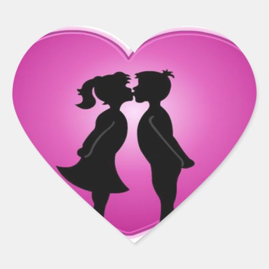 愛してる ハートシール (正面)