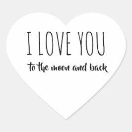 愛してる ハートシール