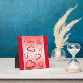 「愛してる」ハート フォトプラーク (インサイチュ)