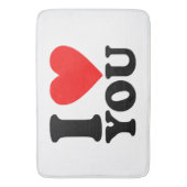 愛してる バスマット (正面縦)