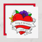 愛してる | バレンタインデーまたは記念日 シーズンカード (正面/裏面)