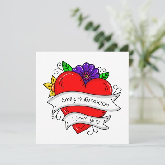 愛してる | バレンタインデーまたは記念日 シーズンカード (スタンド正面)