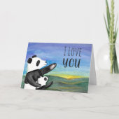 「愛してる」パンドラ(PANDAS)トワイライトウォーターカラーカード カード (正面)