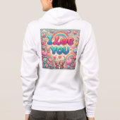 愛してる パーカ (裏面)