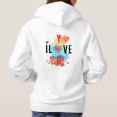愛してる パーカ (裏面)