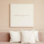 愛してる |ピンクのバラフェイク箔 |ミニマルな芸術 ポスター