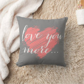 愛してる……ピンクハート クッション (ブランケット)