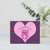 愛してる！ピンクベア ポストカード (スタンド正面)