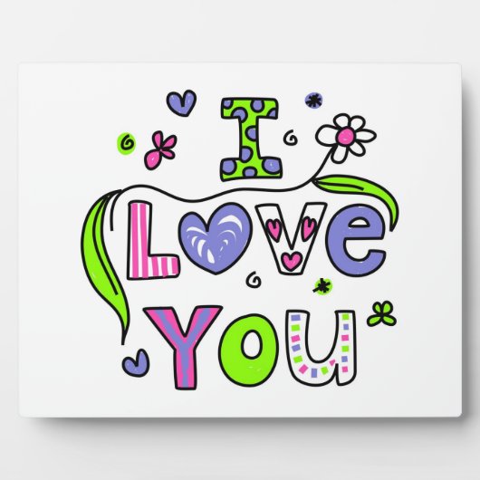 愛してる フォトプラーク (正面)