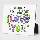 愛してる フォトプラーク (側面)