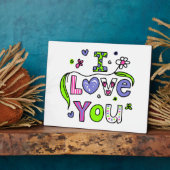 愛してる フォトプラーク (側面)