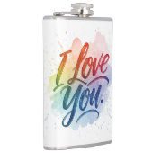 愛してる フラスク (右)