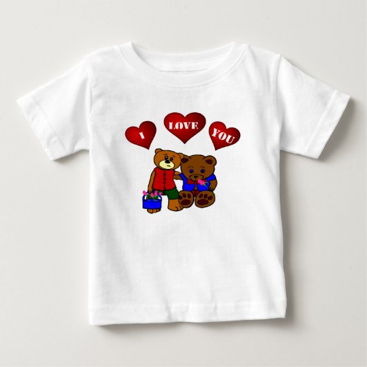 愛してる ベビーTシャツ (正面)