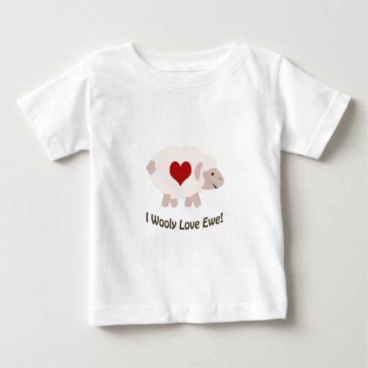 愛してる! ベビーTシャツ (正面)