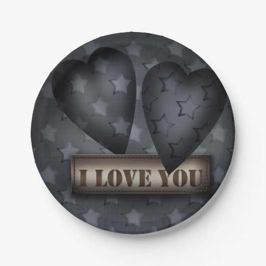 愛してる ペーパープレート (正面)