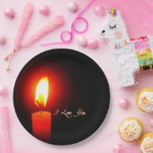 愛してる ペーパープレート (パーティー)