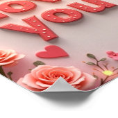 愛してる ポスター (角)