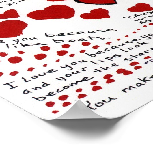 愛してる！ ポスター (角)