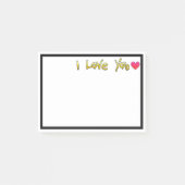 愛してる ポストイット (正面)
