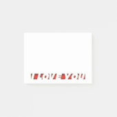 愛してる ポストイット (正面)